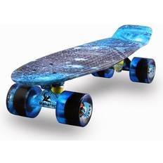 Skateboards Complete Mini Cruiser Retro Skateboard for Kids Boys Youths Beginners 22 InchThe Starry Sky