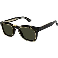 Gucci Unisex Sunglasses Gucci GG 0182S 008 Shiny Clip