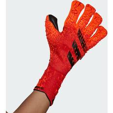 adidas Predator Pro Fingersave Goalkeeper Gloves Red-Black