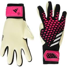 Soccer adidas Pro Predator Goalie Gloves Unisex-Child, Black/White/Team Shock Pink