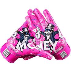 Goalkeeper Gloves on sale Battle Sports Money Man 2.0 Wide Receiver Football Gloves Adult and Youth Football Gloves Ultra Grip Gloves Adult 2X-Large, Neon Pink