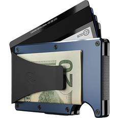 Aluminum Wallets & Key Holders The Ridge Men's Aluminum Navy Money Clip Wallet, Blue Holiday Gift