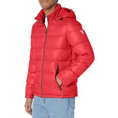 Guess Men Outerwear Guess Men's Puffer Jacket Red