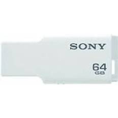 Sony USB Flash Drives Sony 64GB MicroVault USB 2.0 Flash Drive USM64GM/W