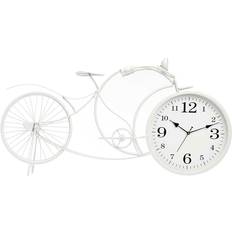 Metall Tischuhren Gift Decor Bicycle White Metal 95 Table Clock