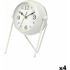 Tischuhren reduziert Gift Decor White Metal 18 Table Clock