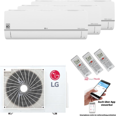Aufheizen Klimaanlagen LG multisplit standard plus klimaanlage 3x pc09 3x 2,5kw mu3r21.ueo r32 a /a Weiß
