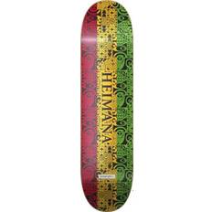 Heart Supply Skateboard Heart Supply Heimana Reynolds Pro Skateboard Deck Tribal Rasta Red/Yellow/Green 8.25"