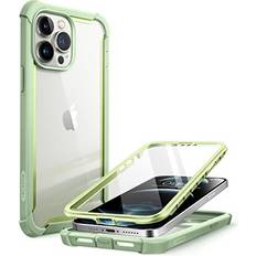 Bumpers i-Blason Ares Case for iPhone 13 Pro Max 6.7 inch 2021 Release Dual Layer Rugged Clear Bumper Case with Built-in Screen Protector BBGreen