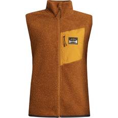 Damen - Golden Westen Lundhags Women's Flok Wool Pile Vest, M, Dark Gold