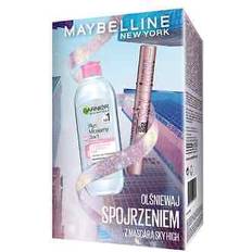 Maybelline New York Lash Sensational Sky High Mascara Gift Set with Micellar Liquid 3in1 Sensitive Skin Garnier Skin Naturals