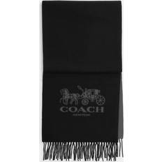 Scarfs Coach Horse And Carriage Reversible Cashmere Muffler Scarf