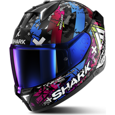 Motorradhelme Shark Skwal i3 Hellcat, Full-face helmet, Black-Chrome-Blue KUB
