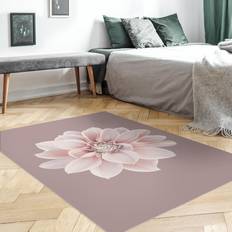 Vinyl-Teppich Dahlie Blume Lavendel Rosa, Violett, Weiß cm