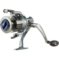 Quantum Fishing Rods Quantum Blue Runner Spinning Fishing Reel, Size 60 Reel, Changeable Right- or Left-Hand Retrieve, Lightweight Composite Body, TRU Balance Rotor, 5.2:1 Gear Ratio, Blue, Clam Packaging