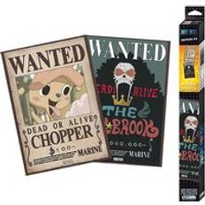 Rechteckig Poster ABYstyle One Piece Wanted Brook & Chopper Poster