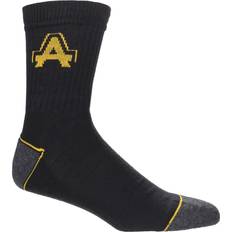 Amblers Mens Contrast Ribbed Workwear Socks Pack Of 3 Black/Grey/Multicolour