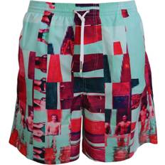 DSquared2 Swimwear DSquared2 Multicolor Printed Beachwear Shorts Men's Swimwear