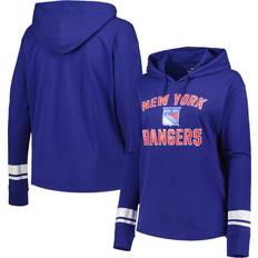 Profile Blaue New York Rangers Colorblock-Pullover-Hoodiejacke für Damen
