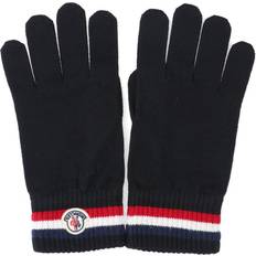 Moncler Accessories Moncler Logo Gloves Black