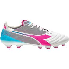 Diadora Shoes Diadora Men's Brasil Elite Veloce GR ITA LPX Molded Soccer Cleats White/Pink