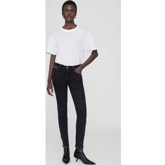 Sportswear Garment - Women Jeans Anine Bing Jax straight-cut jeans charcoal