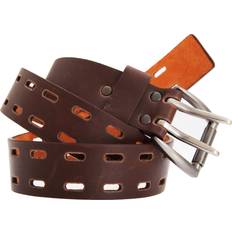 Belte på salg Forest 1.50 Plain Leather Belt With Twin Pronged Buckle Brown