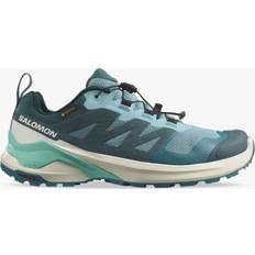 Turkise Løpesko Salomon X Adventure GTX Women's Waterproof Shoes, Turquoise/Vanilla