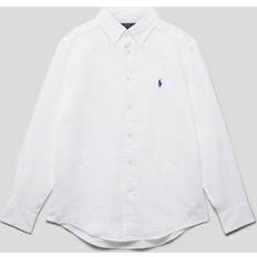 Korte ermer Pikéskjorter Polo Ralph Lauren Shirt Kids White White