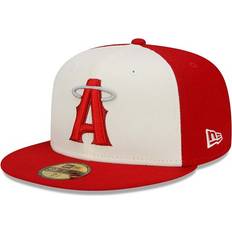 New Era Sports Fan Apparel New Era Los Angeles Angels City Connect 59Fifty Fitted Hat 3/4 Red