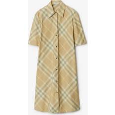 Kariert Kleider Burberry Check Cotton Shirt Dress