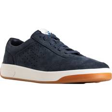 Clarks Sko Clarks Mens Hero Air Lace Leather Trainers 10 UK Navy