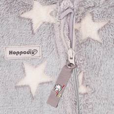 Grau Jumpsuits Hoppediz Baby Overall mit Umschlagbündchen grau-creme