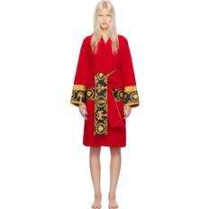 Sleepwear Versace Barocco & Robe Bathrobe Red