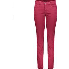 Damen - Rot - W34 Jeans MAC Jeans Angela verzierte Damen Hose im 5-Pocket-Style Rot