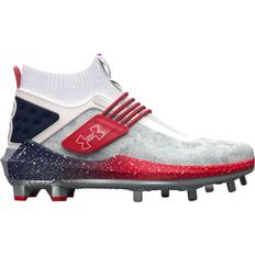 Under Armour Soccer Shoes Under Armour Harper USA Metal Baseball Cleats, Men's, White/Navy Holiday Gift