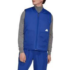 Adidas Men Vests adidas Puffer Vest Semi Lucid Blue S23 Mens
