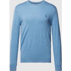 Polo Ralph Lauren Man Sweater Light blue Merino Wool Blue