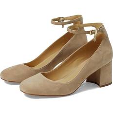 Michael Kors Block Heel Heels & Pumps Michael Kors Perla Pump Camel Women's Shoes Tan