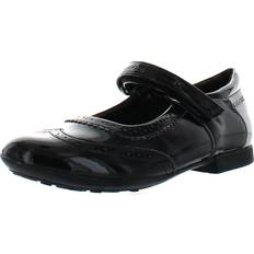 Geox Ballerina Shoes Children's Shoes Geox Girls Plie Dress Casual Mary Jane Flats Shoes,Black Patent,26