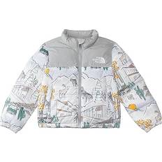 Outerwear The North Face Puffer 1996 Retro Nuptse Toddler 4T TNF White Like Wolf Print
