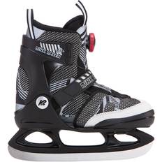 K2 Ice Hockey Skates K2 Rink Raven Boa Boys Adjustable Ice Skates - Black/white