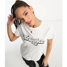 Wrangler Damen - W36 Bekleidung Wrangler Logo Print Cotton T-shirt With Short Sleeves