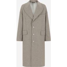 Dolce & Gabbana Coats Dolce & Gabbana Wool-blend coat grey