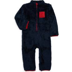 Tommy Hilfiger Jumpsuits Children's Clothing Tommy Hilfiger Baby Boys Semi-Zip Tipped Sherpa Coverall Navy Navy