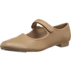 Ballerina Shoes Dance Class Maryjane Tap Shoe, Toddler, caramel
