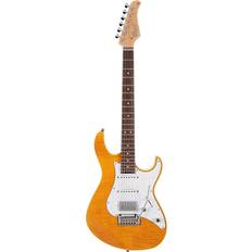 Cort Musical Instruments Cort G280 Select Flame Top Electric Guitar Amber