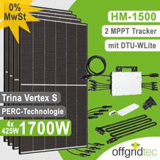 Solarmodule Offgridtec Balkonkraftwerk 1700W HM-1500 DTU-WLite Trina Vertex-S 425 Mini-PV Solaranlage