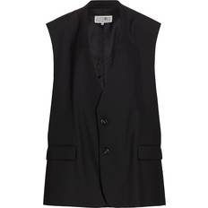 Dame - Ull Vester MM6 Maison Margiela Tailored vest black