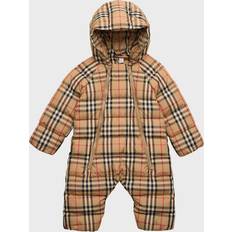 Burberry Jumpsuits Children's Clothing Burberry Childrens Check Puffer Suit 12M